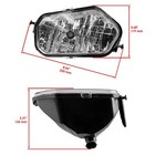 Front Left Headlight W bulb For Polaris Sportsman 1000 Xp 2015 2016 2020-2022