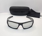 Oakley Custom Gascan S Small Polished Black W new Galaxy Chrome Mirror Polarized