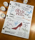 The Devil Wears Prada Script Signed- Autograph Reprints- Meryl Streep