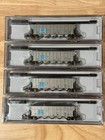 Atlas N Scale Autoflood Iii Coal Hopper Glfx Lot Of 4