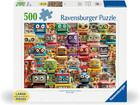 Ravensburger Retro Robots 500 Piece Large-format Puzzle Jigsaw Vintage Toy Robot