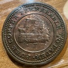 Ns18a  Br 964 Farthing Trade Token  Pure Copper Preferable To Paper