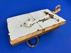 19thc  Hand Forged Barn Door Hardware  Lift Bar   2 Strap Hinges W  Pintles