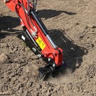 400mm Mini Excavator Rake Attachment For 1 Ton Digger - Includes 2 Pins Usa