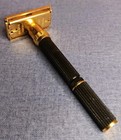 Vintage Gillette Gold Super Adjustable  Safety Razor 1970s