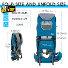 Hiking Backpack Carrier Lightweight Toddler Shoulder Carrier With Sun Shade     