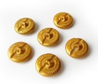 3rd Reich Glass Button Set  6 Pieces  25 Mm  Kriegsmarine  1942
