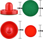 1 Set Red Air Hockey Pushers And Air Hockey Pucks Air Hockey Paddles Hockey Acce