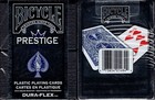 1 Deck Dura-flex Blue Bicycle Prestige Poker Playing Cards 100  Plastic Ri