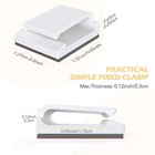 Agptek Self Adhesive Cable Clips  100pcs Wire Clips 100 Pcs  White 