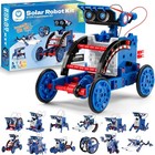 Solar Robot Building Kit Stem Gift For Boys Aged 8-12  12-in-1 Diy Science Ed   