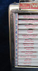 Wurlitzer Model 3031 Wallbox 1 Through 24 Selection Title Strip Glass 