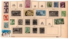 Stamp Collection- India On Vintage Album Page Remnants C584 