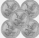 Lot Of 5 U s  999 2026 -1- 0 Z American Eagle C 0 i n
