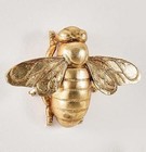 Golden Bees Wall Sculptures-3d Hanging Honey Bee Wall Sculpture  Golden Small