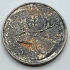 1968 Canada Silver   500  25 Cents - Toning - Canadian Coin - Free Shipping