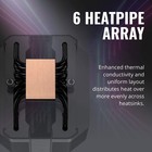Cooler Master Masterair Ma620m Dual Tower Cpu Cooler  argb  Hidden 120mm Fan 