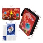 4-pocket 400 Card Binder For Game Trading Card Games Collection Binder  red 