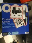 Onn  Portable Bluetooth Karaoke With Wireless Microphones 9 Hr Playtime