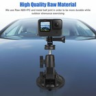 360   Suction Cup Car Holder Mount Cradle For Gopro Hero 10 9 8 7 Dji Osmo Camera