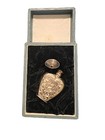 Japanese 950 Silver Perfume Original Funnelboxed Scroll And Foliate No Monogram