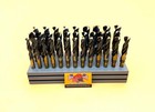 33 Pc Silver   Deming Jumbo Drill Bit Set 1 2 To 1  Drill Hog   Lifetime Warranty