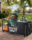 Heavy Duty Outdoor Grill Station Prep Table Storage Serving Cart With Wheels