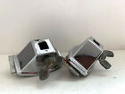 Ludwig 60s Vtg Small Curved Spur Bass Kick Drum Leg Bracket Mount Parts Lot Of 2