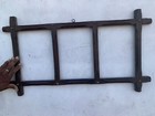 Vintage Old Hand Crafted Wooden Wall Hanging Stair Frame Decorative Wooden Stair