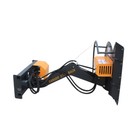 Articulating Brush Cutter Boommower Landhonor Cutting Attachment Skid Steer Side