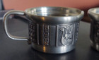 Mcm Konge-tinn Norwegian Pewter Cream Sugar Heilag Olav Excellent Condition