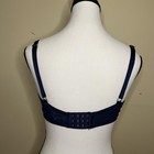 Victoria s Secret Bra Womens Blue Lace Demi Floral Underwire Unlined 36dd