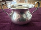 Antique Whiting Sterling Silver Sugar Bowl And Creamer   s  Monogram