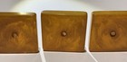 5 Per Lot Of Swirled Butterscotch Bakelite 1 1 8  Square  7 32  Thick  6 3 Gm
