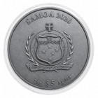 2026 2 Oz Antique Samoa Fifa World Cup Maze Silver Coin  coin Only 