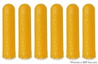 Maddog 150 Round Bones Paintball Pods - Orange - 6 Pack