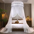 Mosquito Net Princess Canopy Bed Curtain Dome Tent For Twin Full Queen King Bed