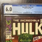 Incredible Hulk  102 Cgc 6 0  1968 1st Issue