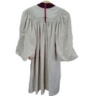 Murphy Robes Clergy Robe Beige Burgundy Velvet Crosses Bell Sleeve Usa S-3 4400