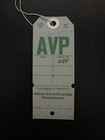 Eastern Airlines Vintage Unused Airline Luggage Tag Wilkes-barre scranton Avp