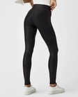 Spanx Faux Leather Fleece-lined Leggings Nwt Black Small Petite Sp