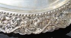 Fine Antique Vintage Thai 900 Silver Sterling Repousse Tray 233 Grams