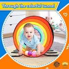 Kids Play Tunnel For Toddlers 6-ft Colorful Pop Up Crawl Through Tunnel Play