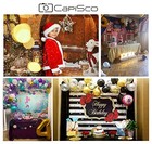 Christmas Backdrop Banner For Photography Studio Props Holiday Party Decor