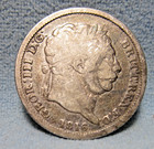 1816 George Iii Great Britain Silver Sixpence   Six 6 Pence Coin