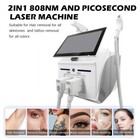 2-in-1 Picosecond 808 Diode Laser Machine For Hair Removal Tattoo Removal Skin