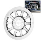 Chrome Rear Pulley Cover 66 Tooth For Harley Softail Deluxe Flstn Fat Boy Flstf