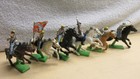 Vintage 1971 Set Of 6 Britains Deetail Confederate Civil War Cavalry  England