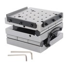 6x6x3-1 8 Inch  0002  Precision Compound Sine Plate For Angle Setting