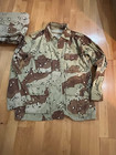 Desert Storm Chocolate Chip Pattern Camo Army Uniform Jacket Top And Pants